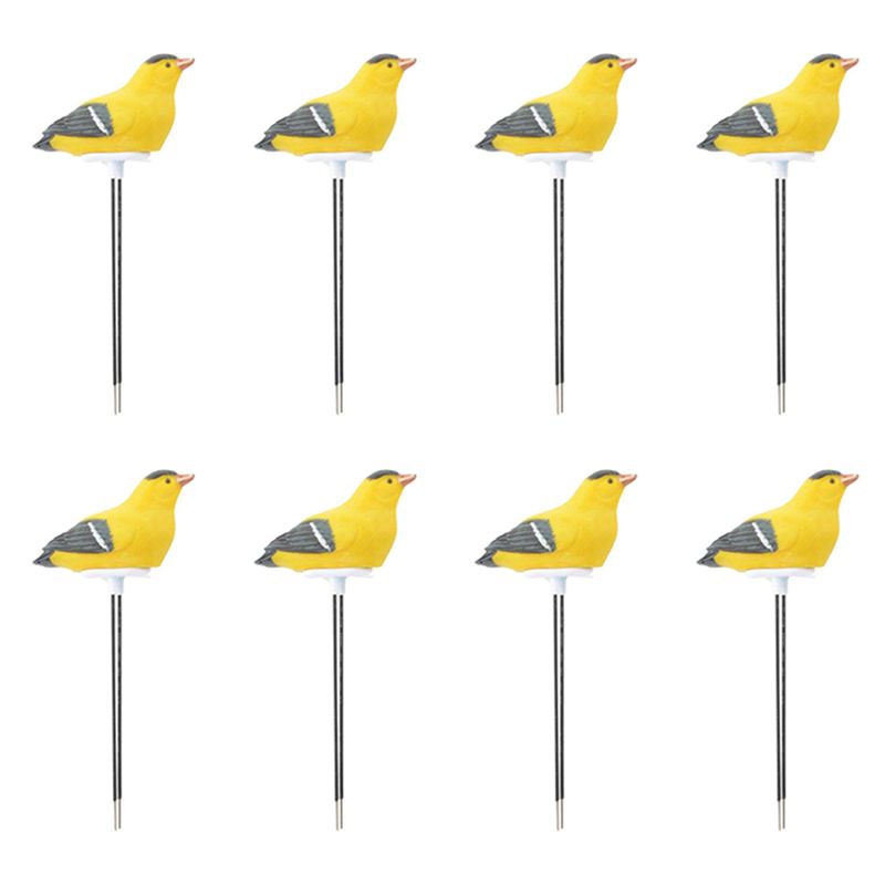 Gardening Tools Yellow - 8X Soil Moisture Meter Watering Alarm