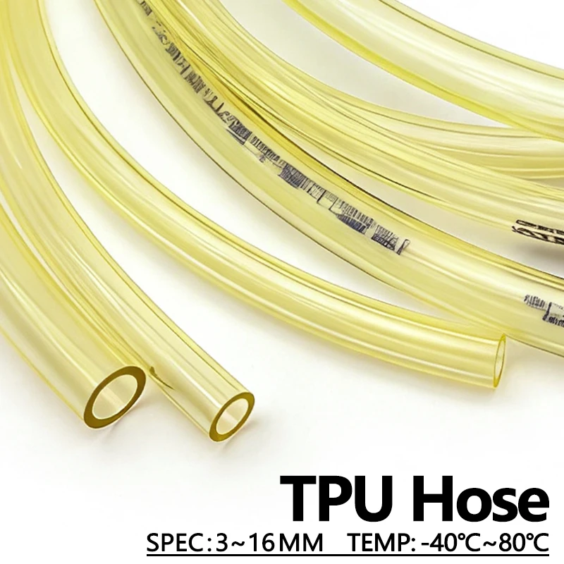Gardening Tools Yellow - 50cm/1/2/3M Yellow TPU Fuel Gas Line
