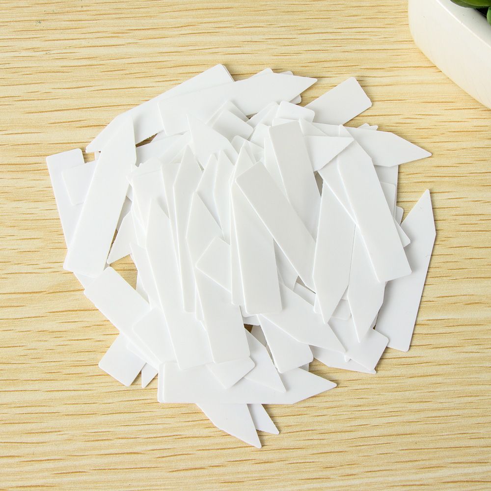 100Pcs Mini Plastic Plant Seed - Gardening Tools Labeled ulasan dan harga