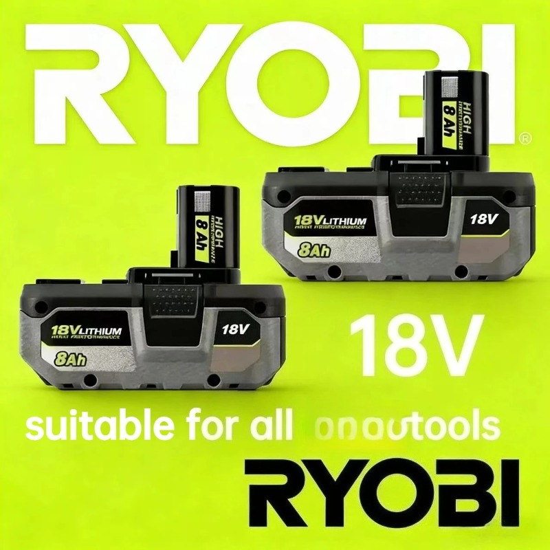 RYOBI 18V Battery 8.0Ah Large‑ - Gardening Tools Ryobi ulasan dan harga