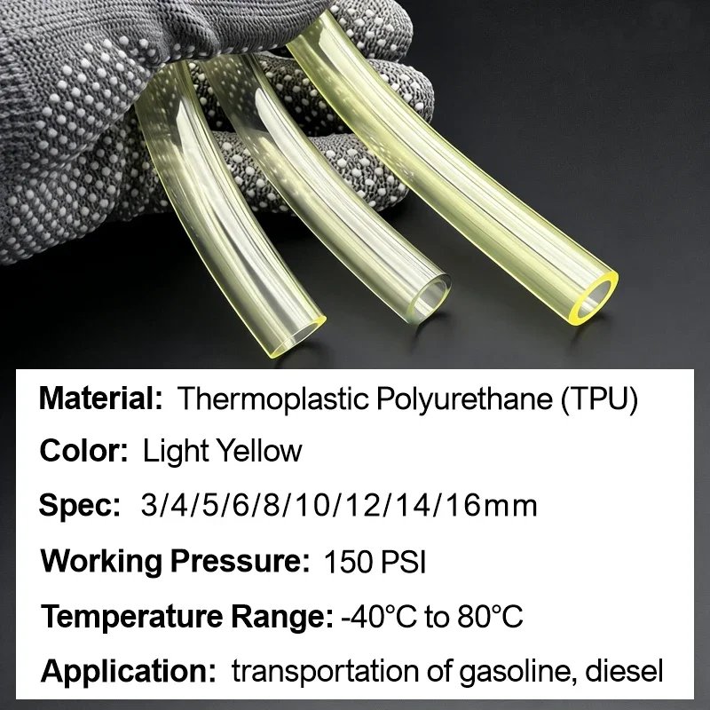 Oil Proof Anti-Aging TPU Fuel  - Gardening Tools Yellow ulasan dan harga