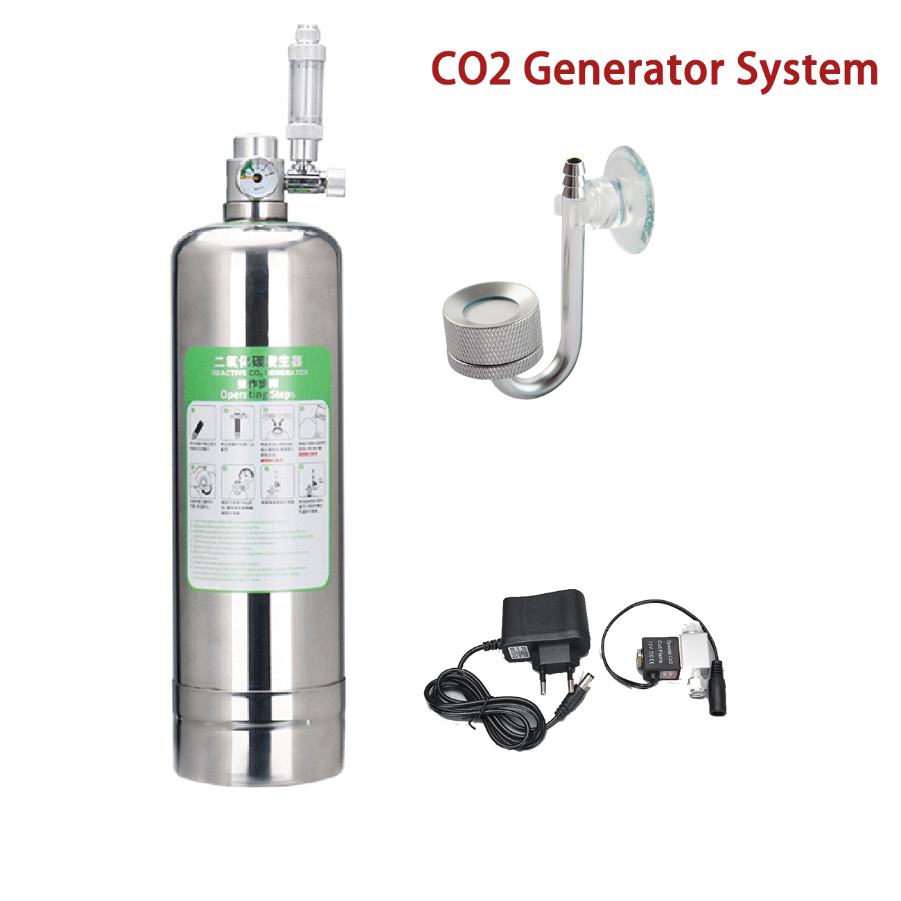 Aquarium CO2 Generator system  - Aquaponics Fish Tank ulasan dan harga