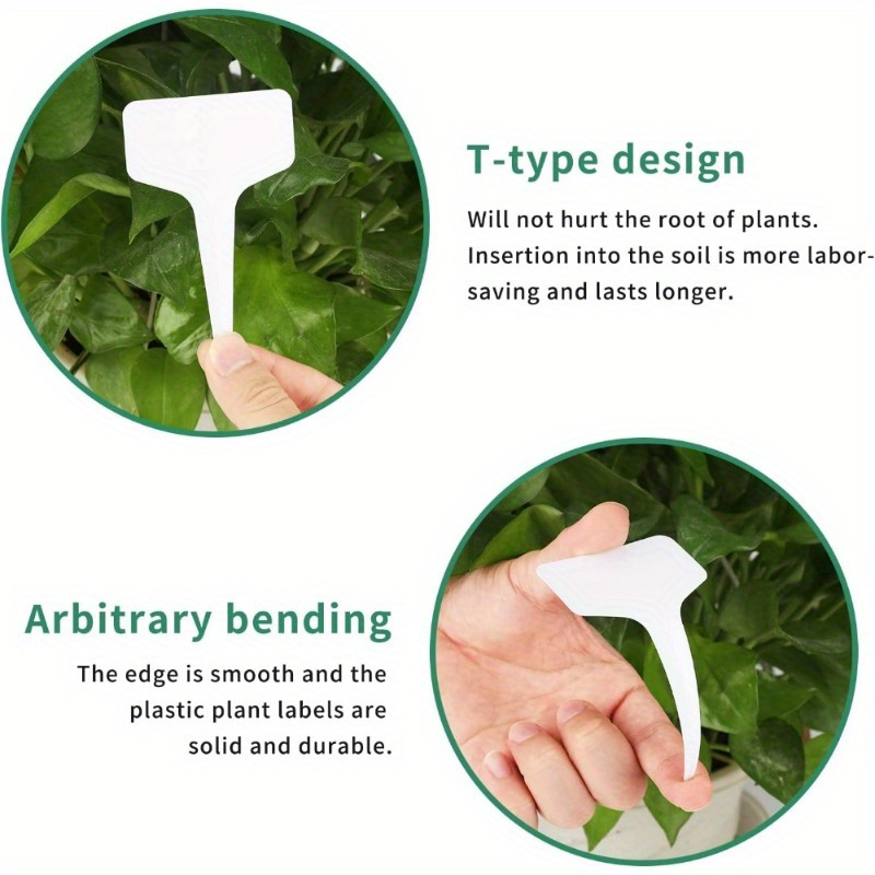 20/120pcs Durable T-Shaped Pla - Gardening Tools Labeled ulasan dan harga