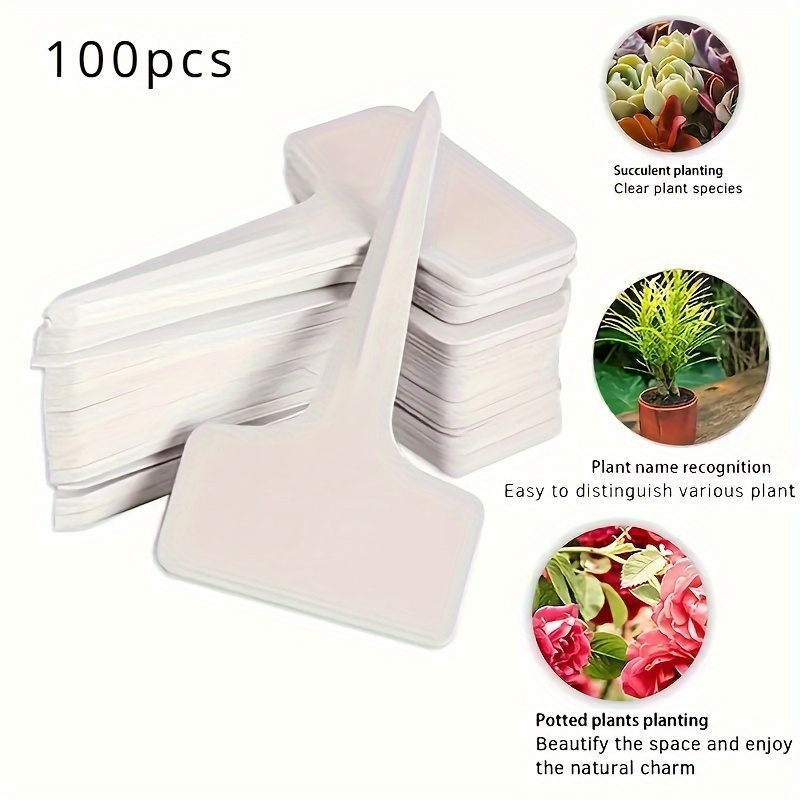 20/120pcs Durable T-Shaped Pla - Gardening Tools Labeled ulasan dan harga