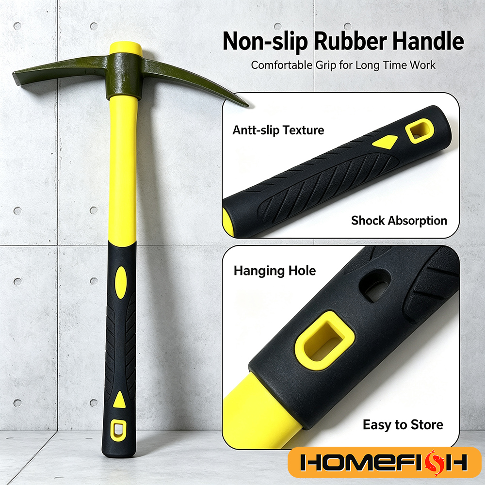 1-Piece 15-Inch Mattock Hoe Se - Gardening Tools Yellow ulasan dan harga