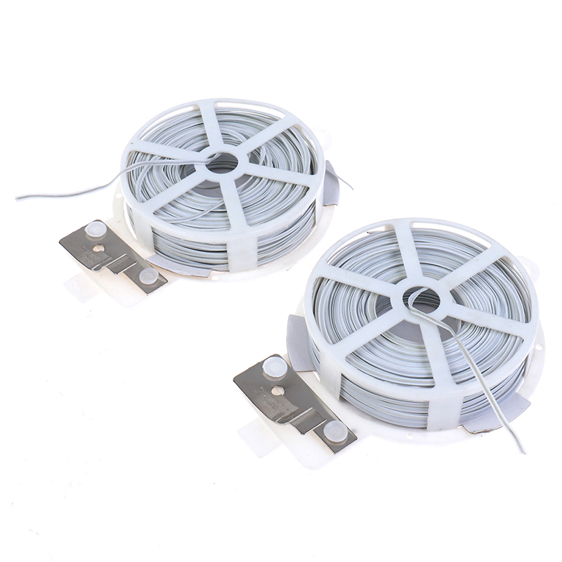 1PCS (50m) White Multi-Functio - Garden Wire Twist Tie ulasan dan harga