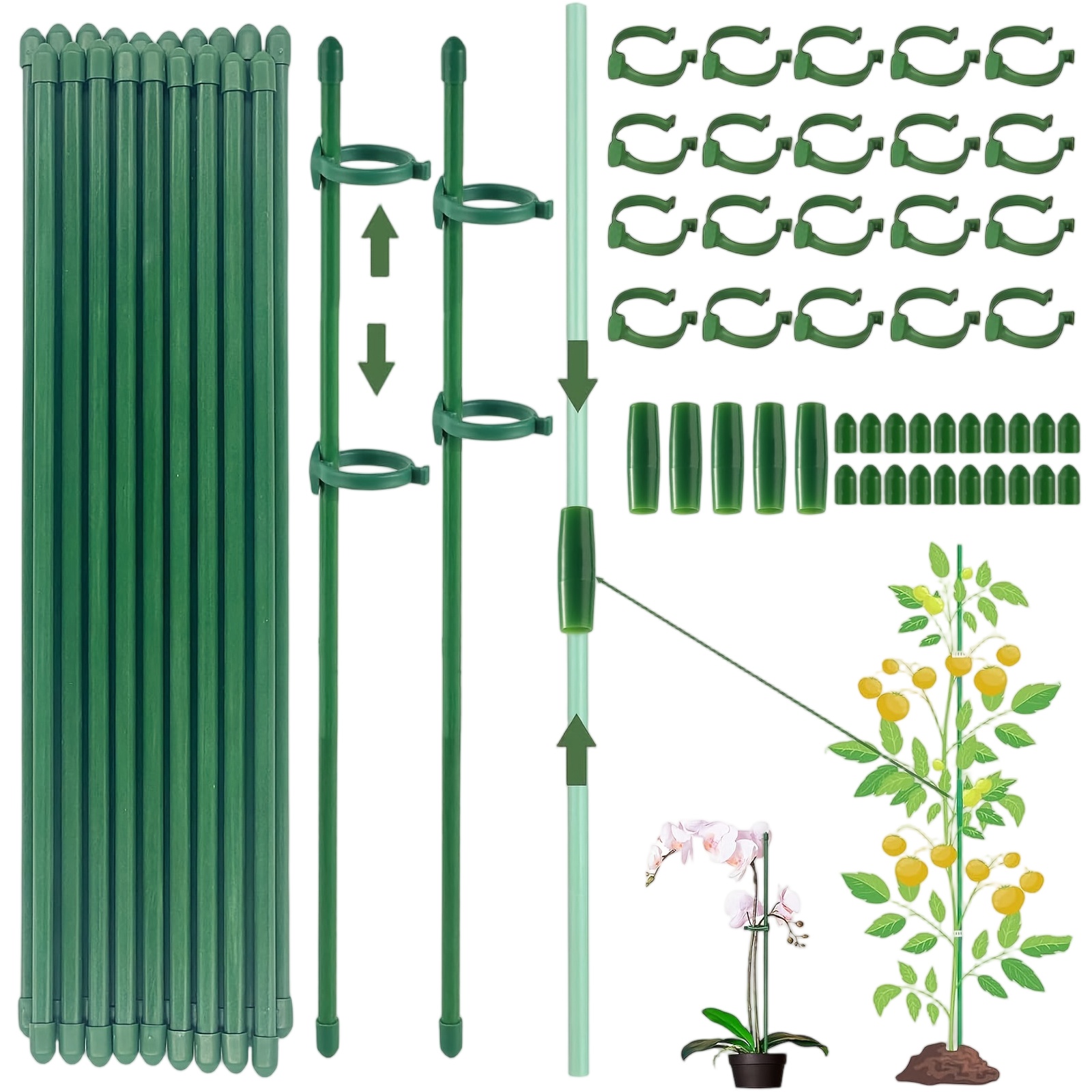 Plant Supports Rod Single Stem - Orchid Potting Mix ulasan dan harga