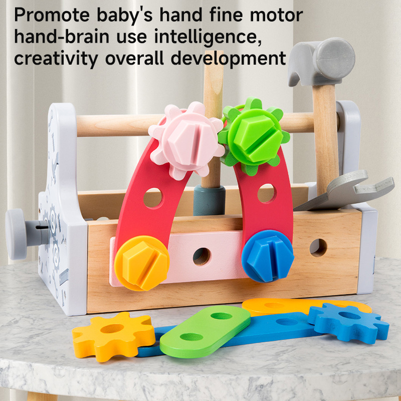 Children Toolbox Wooden Toys D - Gardening Tools For Kids ulasan dan harga