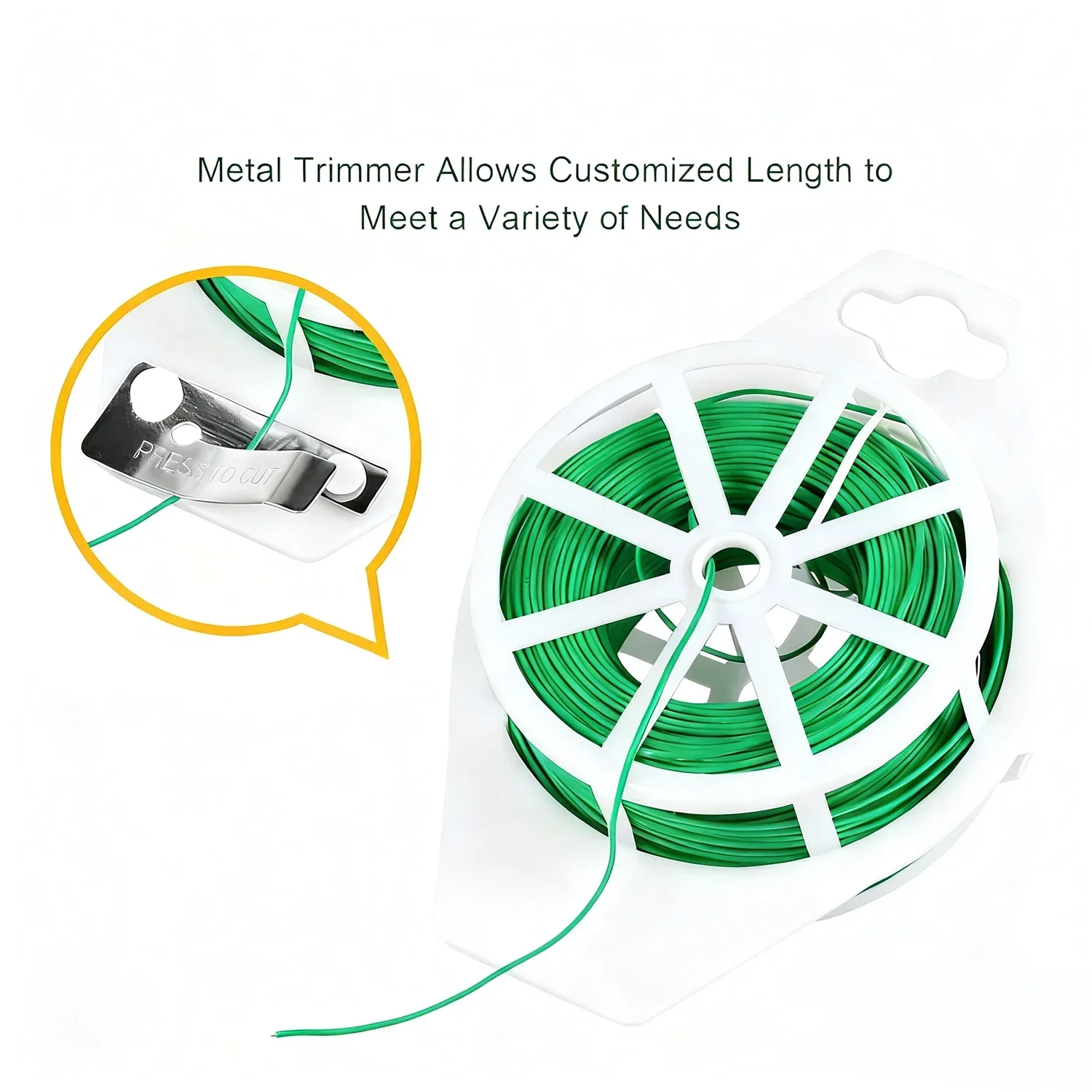 1-3Rolls 100M Green Garden Twi - Garden Wire Twist Tie ulasan dan harga