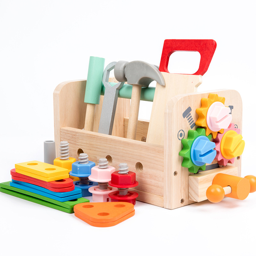 Kids Tool Bench Wooden Set Toy - Gardening Tools For Kids ulasan dan harga