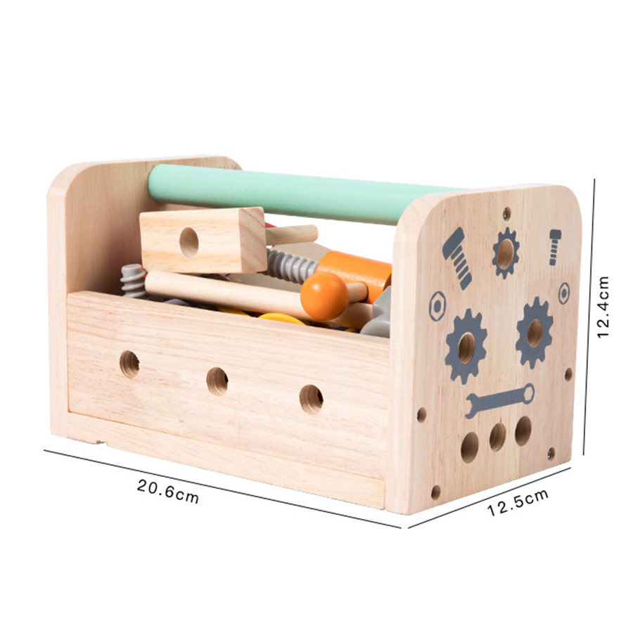 Kids Tool Bench Wooden Set Toy - Gardening Tools For Kids ulasan dan harga