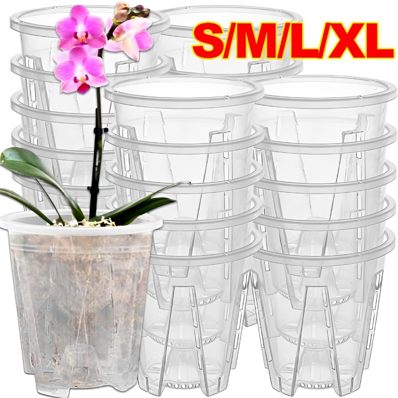 S/M/L/XL Clear Root Control Fl - Orchid Potting Mix ulasan dan harga