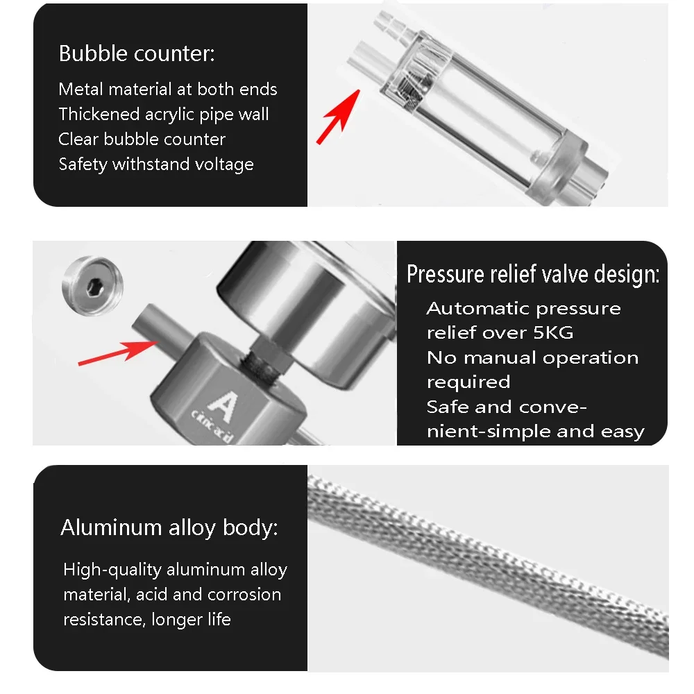 Aquarium DIY CO2 Reactor Gener - Aquaponics Fish Tank ulasan dan harga