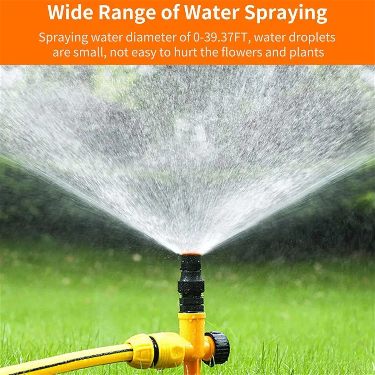 AT16 Garden Sprinkler 360° Rot - Gardening Tools Yellow ulasan dan harga