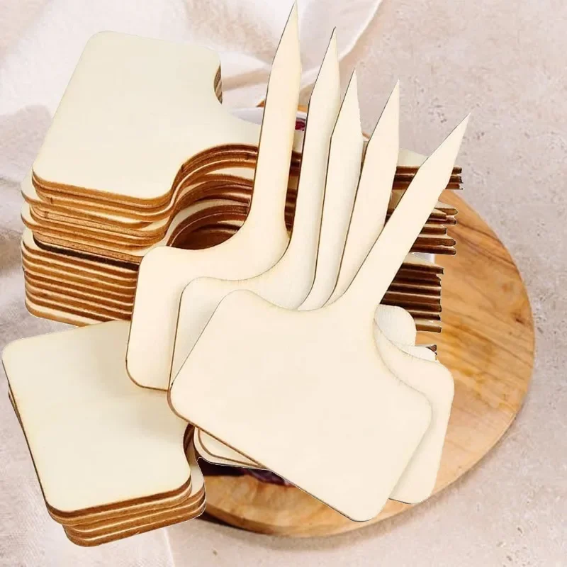 Garden Tags T-Type Bamboo Plan - Plant Label Tags ulasan dan harga