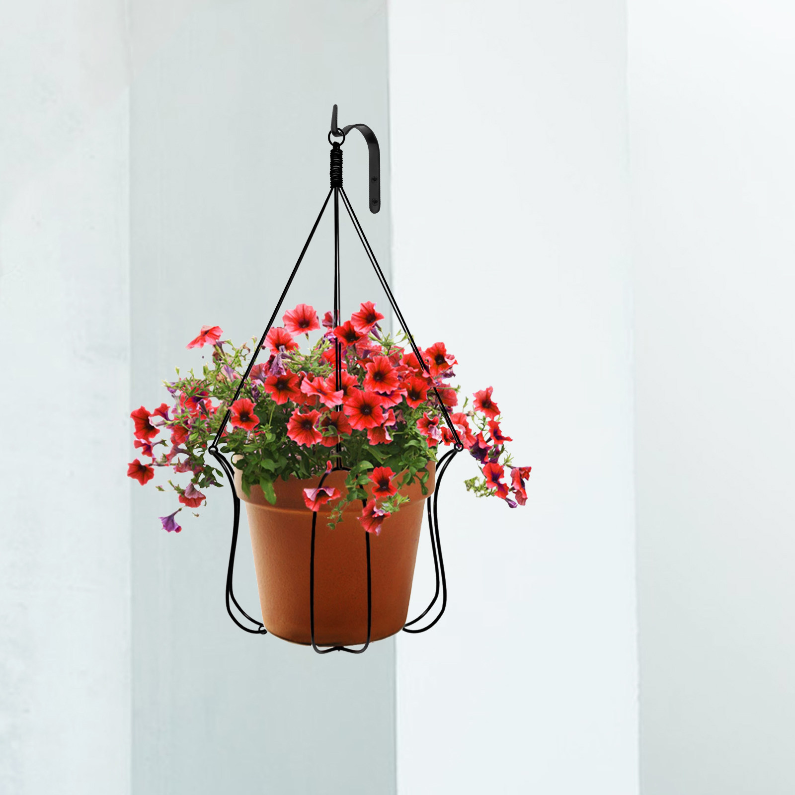 4Pcs Stylish Iron Wall Hooks W - Gardening Tools For Home ulasan dan harga