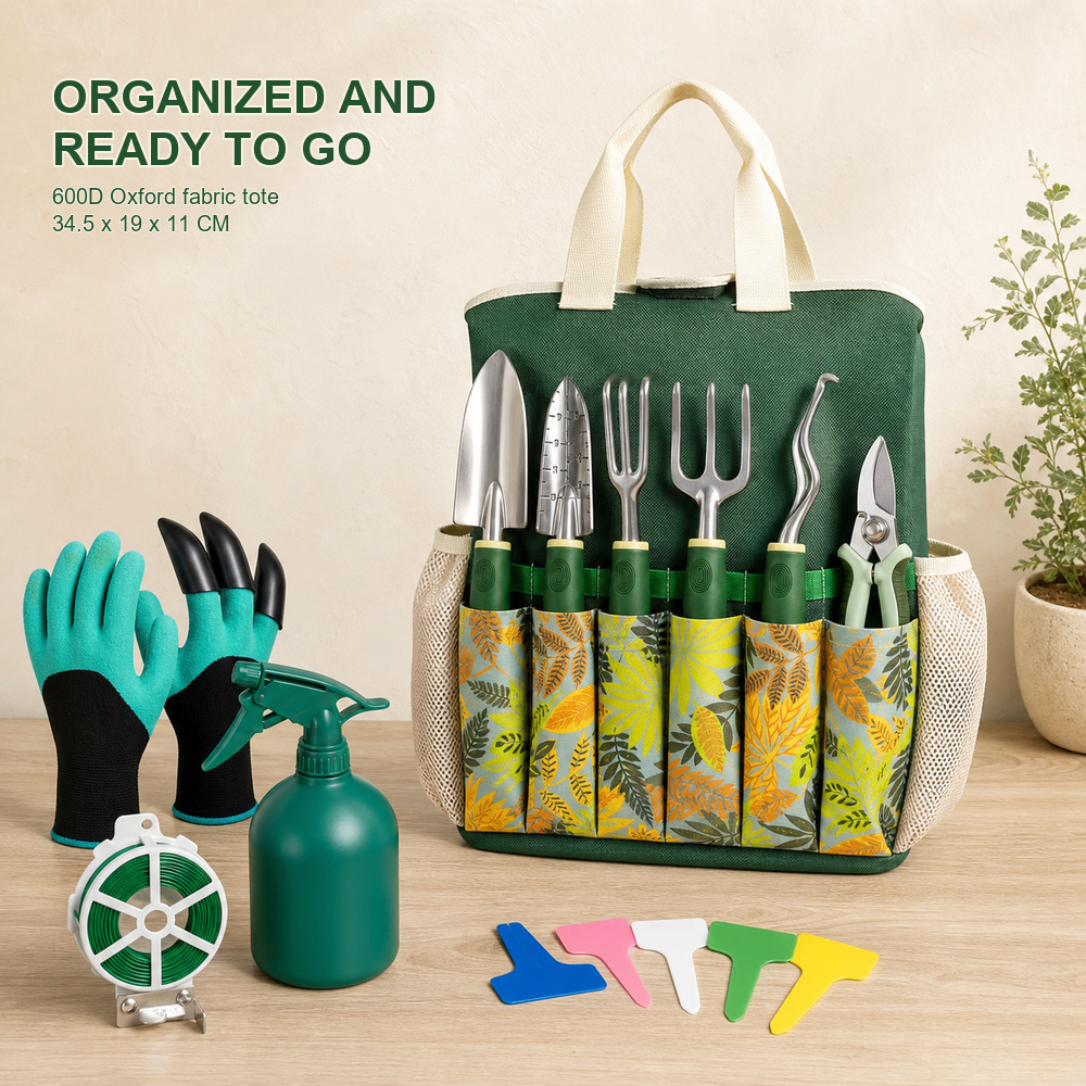 16 Piece Garden Tool Set Alumi - Gardening Tools Labeled ulasan dan harga