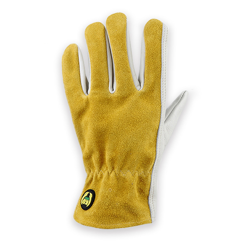 Leather Safety Work Gloves Gar - Garden Gloves Thorn Proof ulasan dan harga