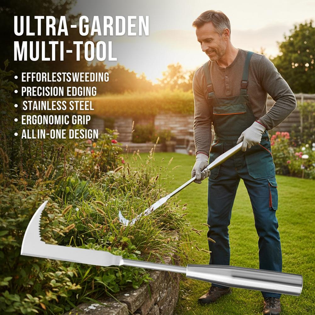 1pc L-shaped Stainless Steel G - Gardening Tools On Sale ulasan dan harga