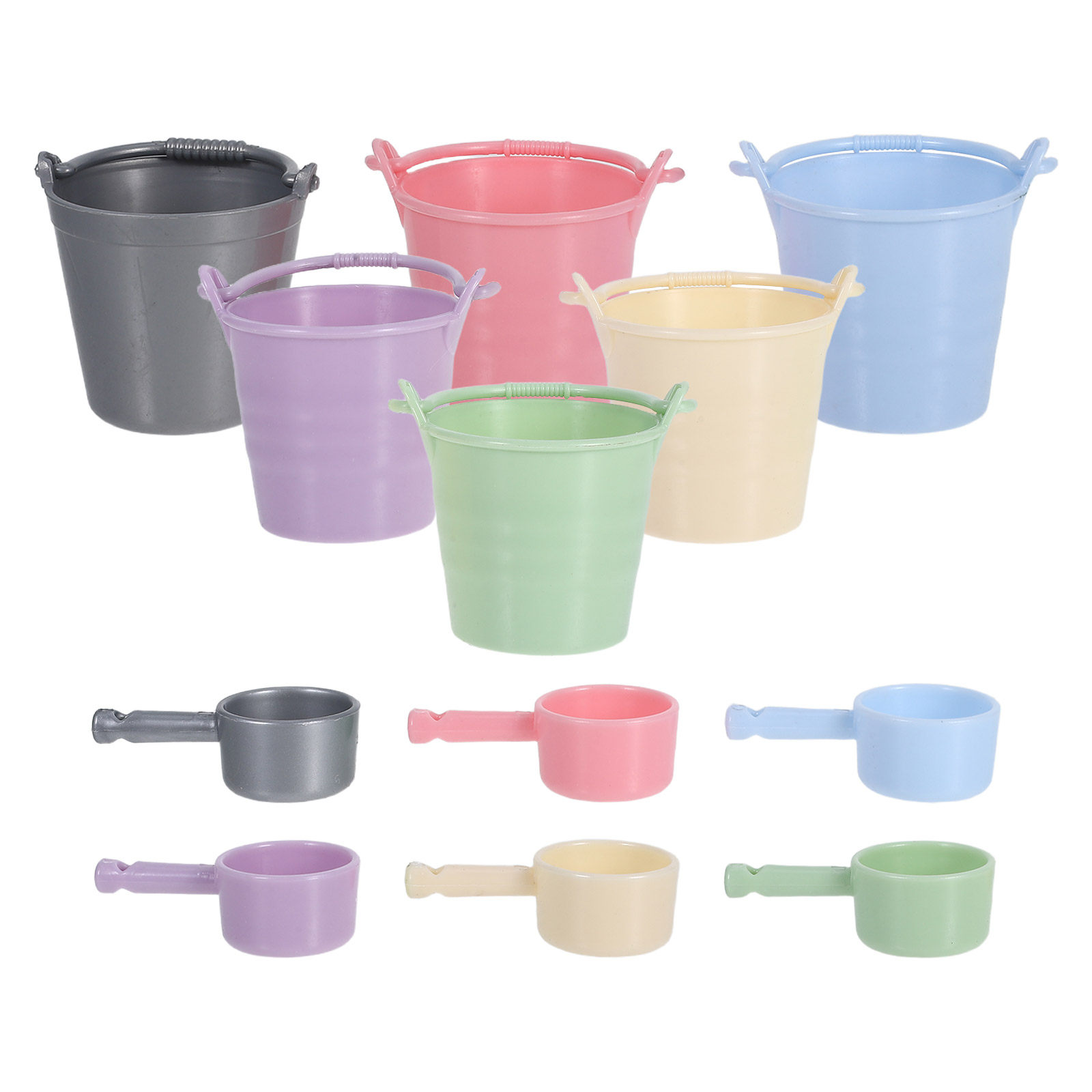 6Sets Miniature Buckets with L - Gardening Tools For Kids ulasan dan harga