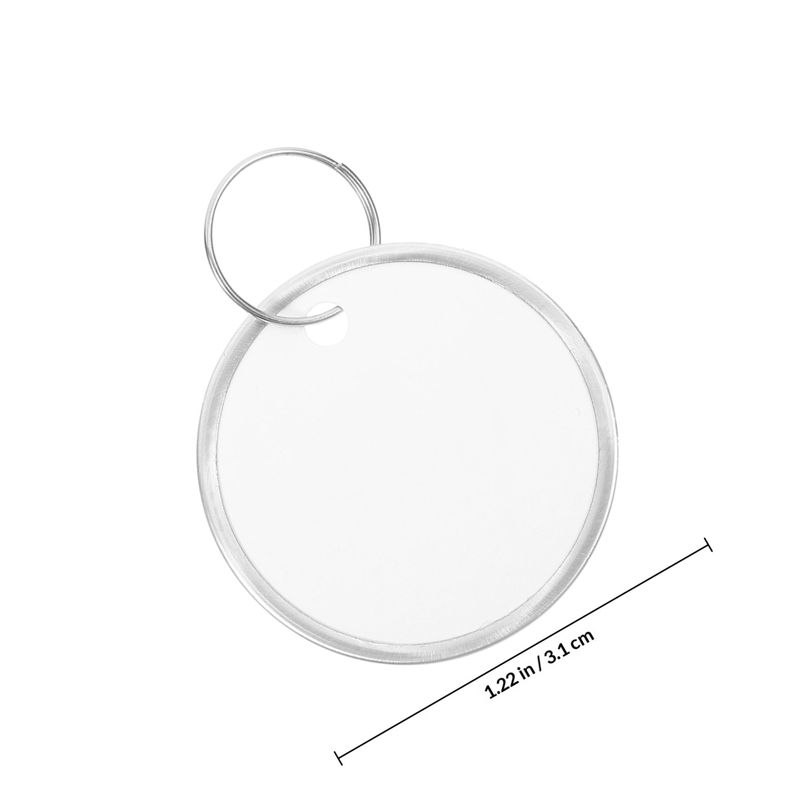 100Pcs Round Metal Rimmed Pape - Gardening Tools Labeled ulasan dan harga