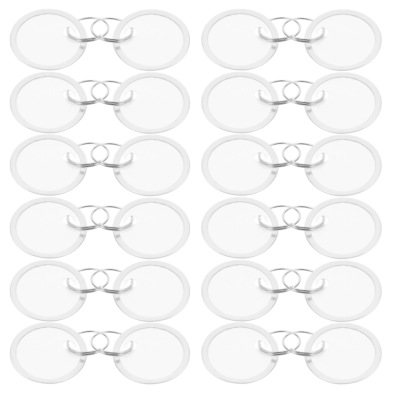 100Pcs Round Metal Rimmed Pape - Gardening Tools Labeled ulasan dan harga