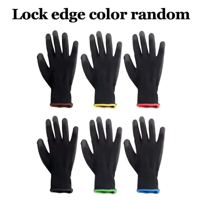 6/12/18PCS Black PU Coating Gl - Garden Gloves Thorn Proof ulasan dan harga