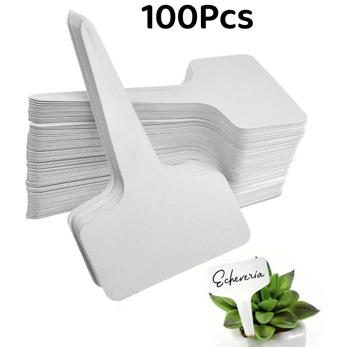 100Pcs Plastic Plant Labels, 2 - Plant Label Tags ulasan dan harga