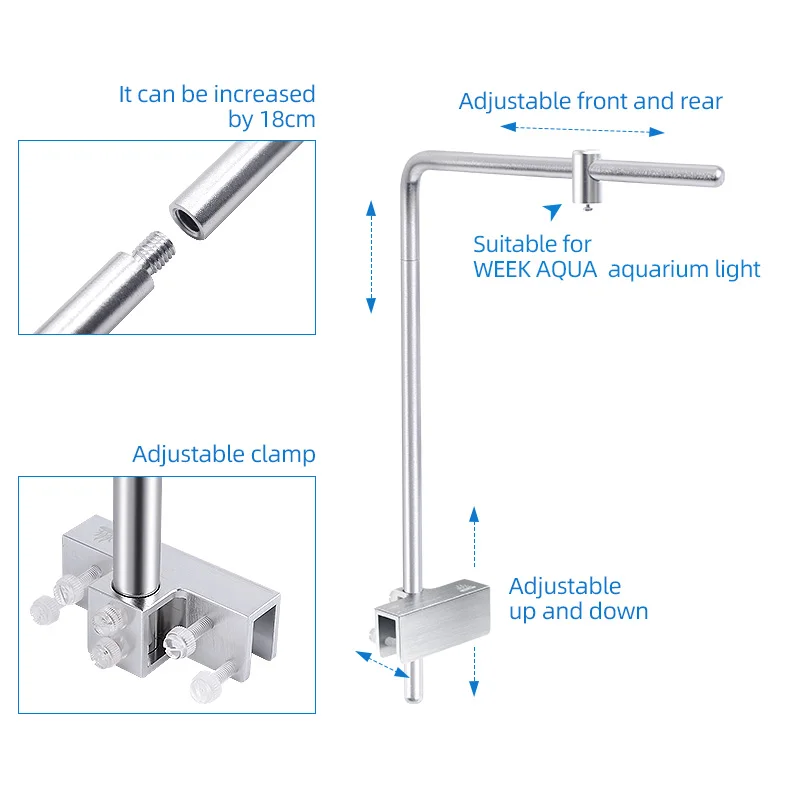 Week Aqua Light Stand Universa - Aquaponics Fish Tank ulasan dan harga